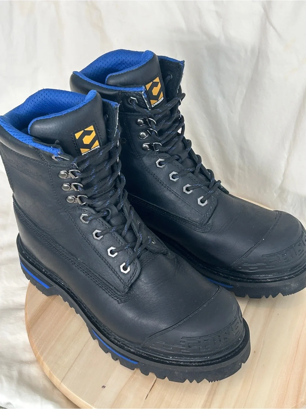 Chinook Tarantula Black Work Boots ASTM F2413-18 Safety Size 11.5